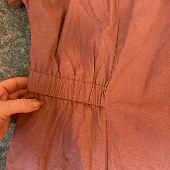 LOFT Mauve Button-Down Dress - Picture 3 of 9